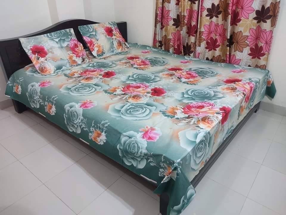 এক্সক্লুসিভ কিং সাইজ ফুল প্যানেল বিছানার চাদর সেট (২টি বালিশের কভারসহ)